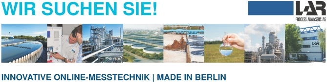 LAR Process Analysers AG - WIR SUCHEN SIE! - INNOVATIVE ONLINE-MESSTECHNIK | MADE IN BERLIN